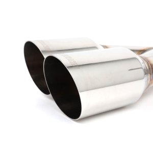 Subaru WRX Performance Exhaust - BLOX Racing - Muffler Delete / Axle Back Single Wall 4in - Polished Tips - `22-`27